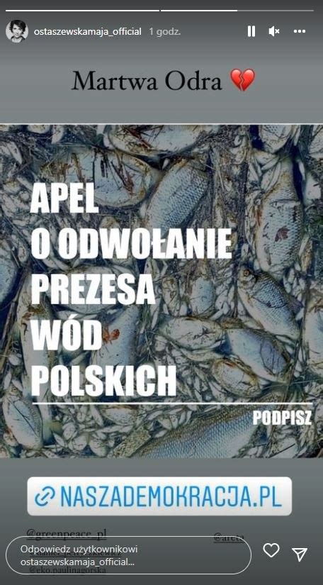 Katastrofa Ekologiczna Na Odrze Kinga Rusin Maja Ostaszewska I Robert