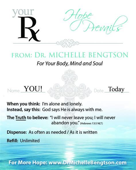 Prescription To Help You Cope When You Feel Alone Dr Michelle Bengtson
