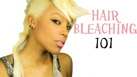 A common misconception is that bleaching black hair is a process similar to coloring your hair. HAIR BLEACHING 101: SAY NO TO PERMS! - YouTube
