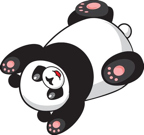 Cute Cartoon Panda Png Clipart Animal Cartoon Cartoon