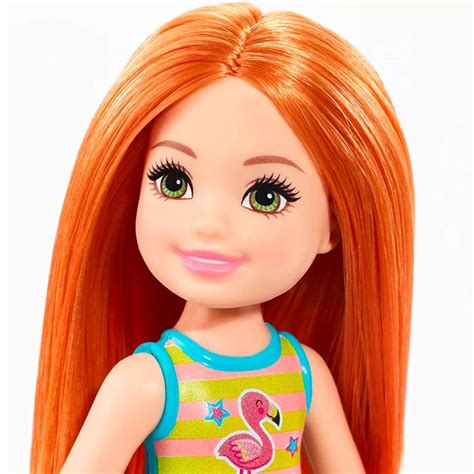 Boneca Barbie Praia Chelsea Ruiva GLN69 GLN72 Mattel Dorémi