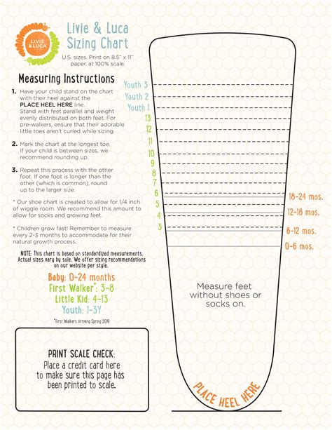 Kids Shoe Size Chart And Sizing Tips