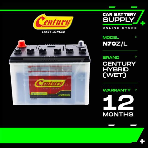 N70z N70zl Century Hybrid Wet Car Battery Bateri Kereta Toyota