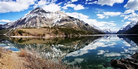 Waterton Lake A Natural Wonder Embedded In The Mountains Canada