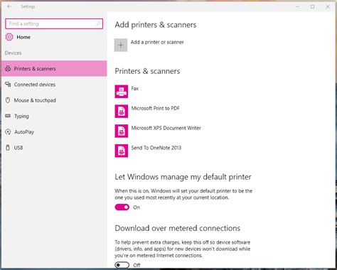 Windows 10 Settings Menu The Devices Tab Cnet