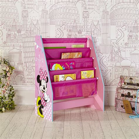 Check spelling or type a new query. Disney Minnie Mouse Kids Sling Bookcase - Bedroom Storage ...