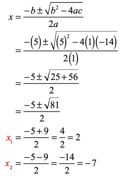 solve equation   quadratic formula tessshebaylo