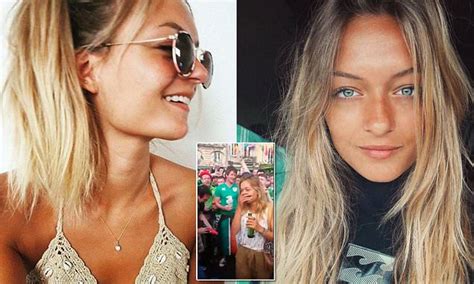 Carla Roméra Says Shes French Girl Serenaded By Irish Fans In Euro 2016 Video Daily Mail Online