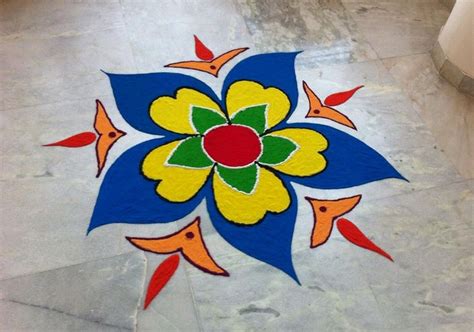 20 Exquisite Diwali Rangoli Designs Using Flowers Diyas And Papercraft