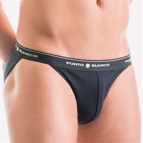 Punto Blanco Basix Tanga In Kleur Zwart Just Underwear