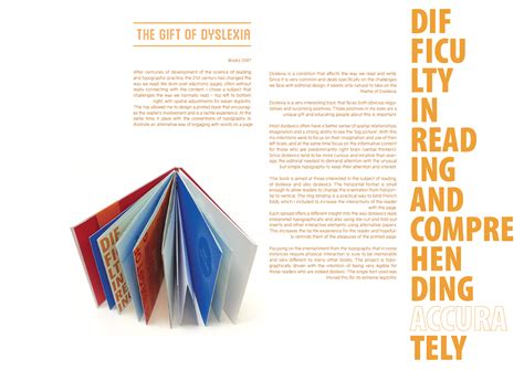 Dyslexia, alexia, word blindness nnoun: ISTD The Gift of Dyslexia on Behance