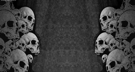 72 Black Skull Wallpaper