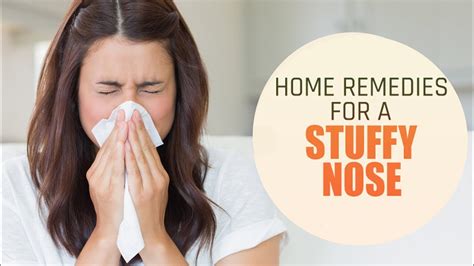How To Get Rid Of Stuffy Nose Instantly Youtube