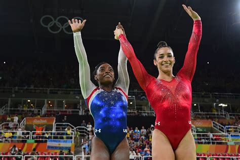 Us Gymnasts Simone Biles And Aly Raisman At The Olympics Nudes