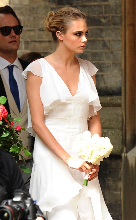 Inside Poppy Delevingnes Wedding Sister Cara Delevingne Serves As