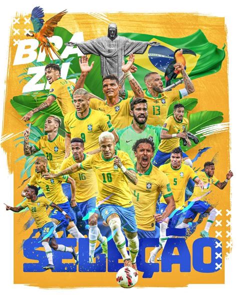Brazil Team World Cup 2022 Fútbol Neymar Brasil