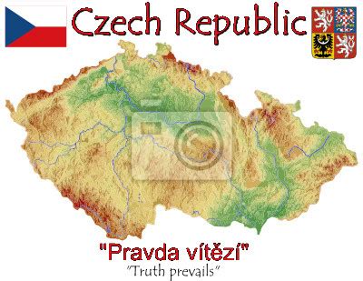 Ten artykuł jest częścią serii: Naklejka Czechy godło motto symbol map na wymiar ...