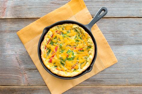 Eggs keep you full for a longer time and thus help banish those the yolks can be avoided as we anyways tend to consume a lot of fat throughout the day. Basic Frittata | Eggs.ca