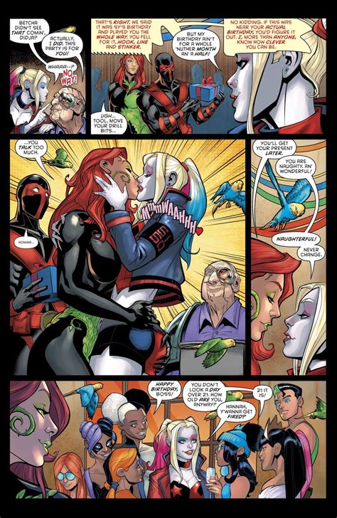 Harley Quinn And Poison Ivy Kiss Rebirth Comicnewbies