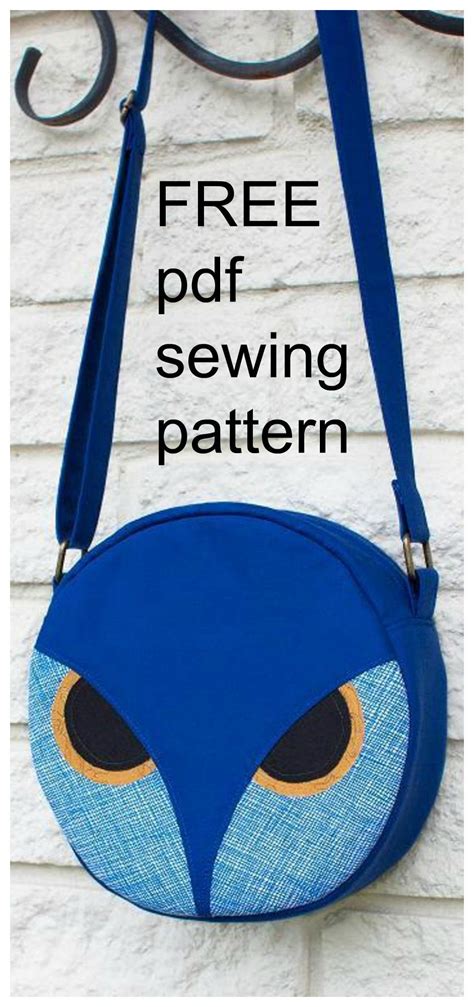 Free Downloadable Pdf Sewing Bag Pattern The Owl Carry It Bag Is A
