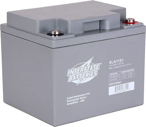 Interstate Batteries 12v 44 Ah Slaagm Flame Retardant Cased Battery