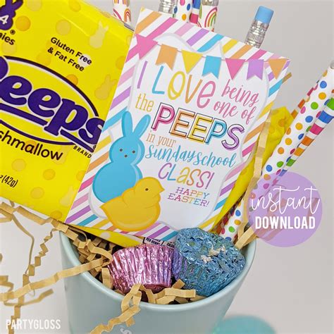 Easter Sunday School Teacher Appreciation Printable Tags Christian