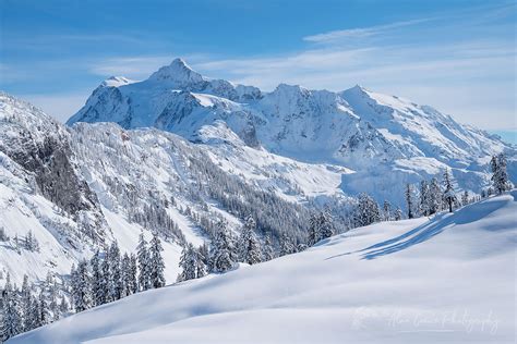 Mount Shuksan In Winter North Cascades Alan Crowe Photography