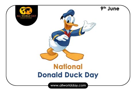 National Donald Duck Day 2023 Theme History Quotes