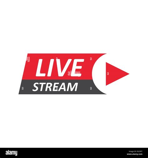 Live Stream Sign Emblem Logo Vector Illustration Stock Vector Image