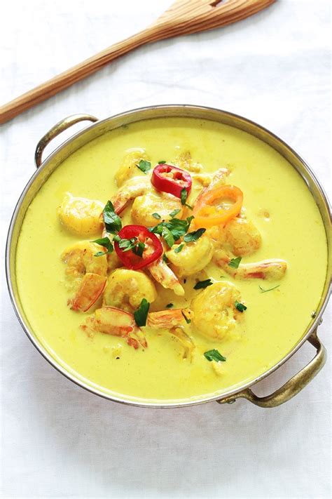 Curry de crevettes au lait de coco recette facile et rapide