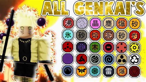 Every Kekkei Genkai Showcase Shinobi Life Youtube