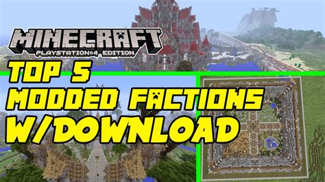In this episode of omgcraft, chad shows you how to make a modded minecraft server and also explains the benefits of having a modded server, even if you. Minecraft PS4/PS3: Top 5 Best Modded Factions Servers (W ...