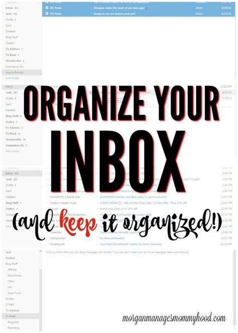 Organize Your Inbox Organization How To Start A Blog Mom Blogs