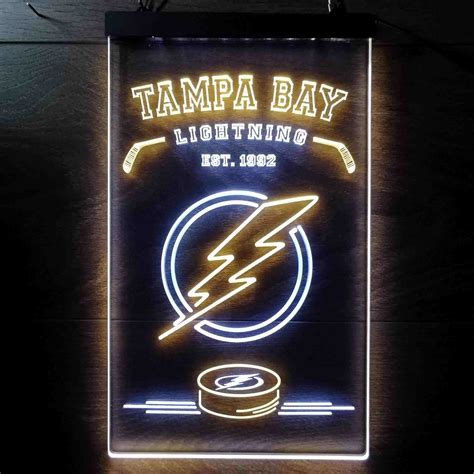 Custom Tampa Bay Lightning Est 1992 Nhl Neon Like Led Sign