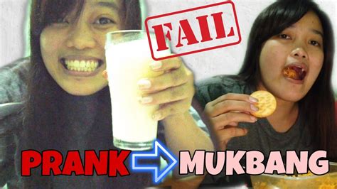 Milk Prank Epic Fail Turns To Samyang Mukbang Bea Bi Youtube