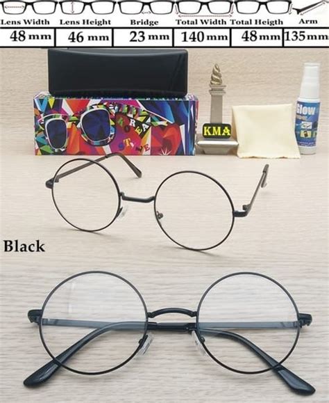 Jual Frame Kacamata Minus Korea Style Kacamata Metal Korea Boboho Bulat