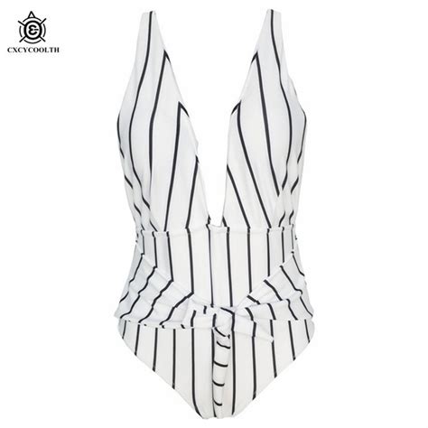 Cxcycoolth Plus Size Swimwear 2020 One Piece Swimsuit Deep V Neck
