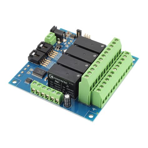 4 Channel Dpdt Signal Relay Controller 4 Gpio With I2c Interface At