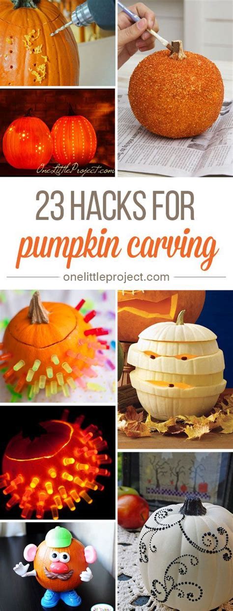 diy and crafts 23 clever pumpkin carving hacks pumpkin carving pumpkin halloween pumpkins