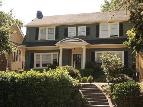 A suburban colonial revival house built around 1940 is set on a large lawn. Pin on curb appeal