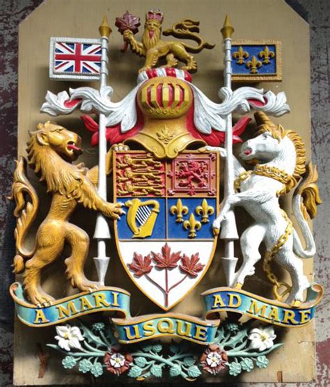 Bristow coat of arms in cross stitch. COAT OF ARMS FOR CANADA - Art & Design Photos - Phil Morris