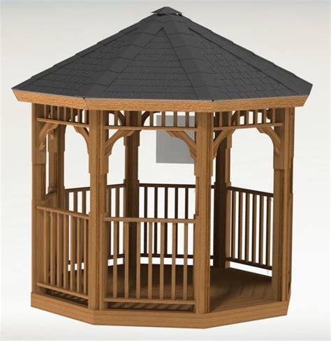 Is it cheaper to build your own gazebo? Octagon Gazebo Building Plans | Gazebo, Gazebo blueprints, Aluminum gazebo