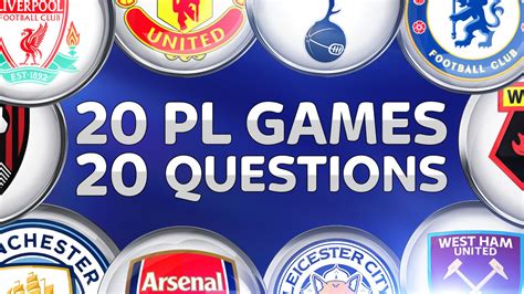 Quiz 20 Premier League Games 20 Questions Football News Sky Sports