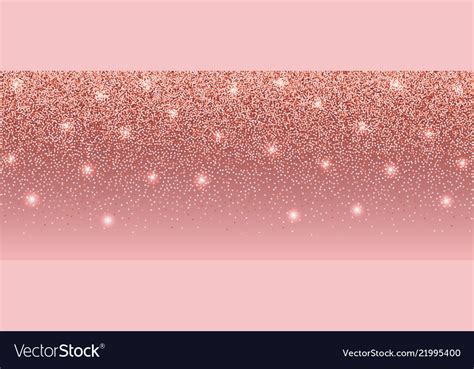 Luxury Pink Glitter Banner With Text Place Vector Image