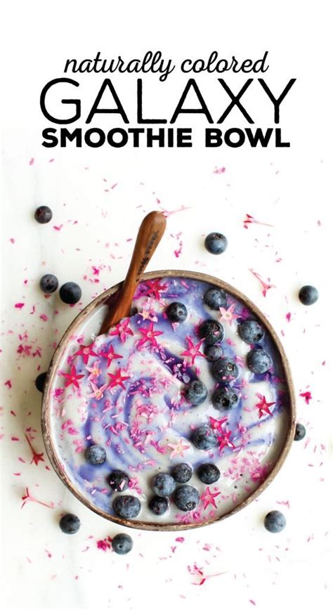 Tropical smoothie bowl 1 1/2 frozen bananas 1/4 cup frozen mangoes 1 scoop @mrm_usa veggie. Galaxy Smoothie Bowl (naturally colored) | high carb low ...