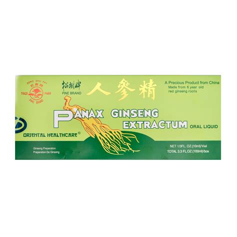 Pine Brand Panax Ginseng Extractum Oral Liquid 100ml 10x10ml Tuk
