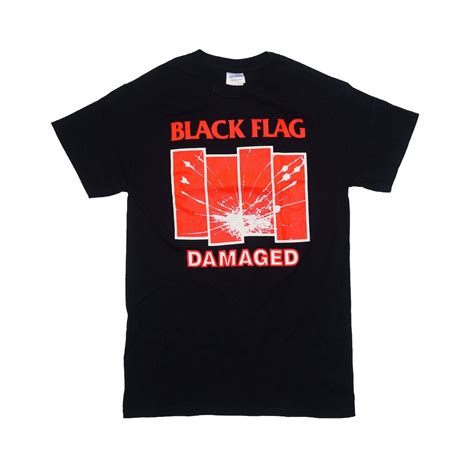 Black Flag Damaged Shirt Fully Licensed Punk Rock Etsyde