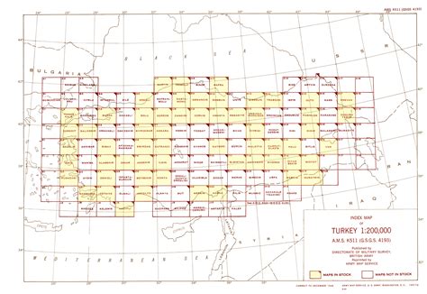 Turkey Ams Topographic Maps Perry Castañeda Map Collection Ut Library Online