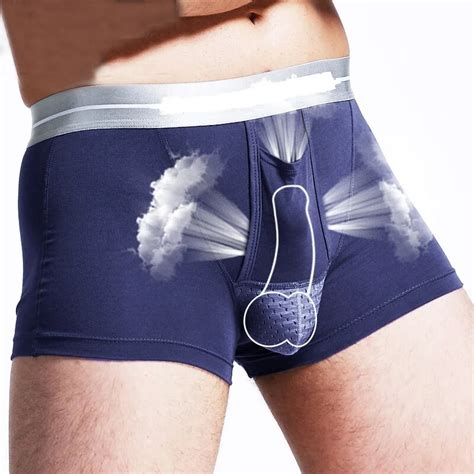Jockmail Fashion Mens Bullets Separated Underwear Scrotum Sac Bag Men
