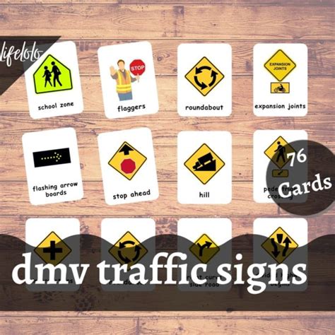 Usa Traffic Signs Road Signs Test Flash Cards Dmv Permit Practice